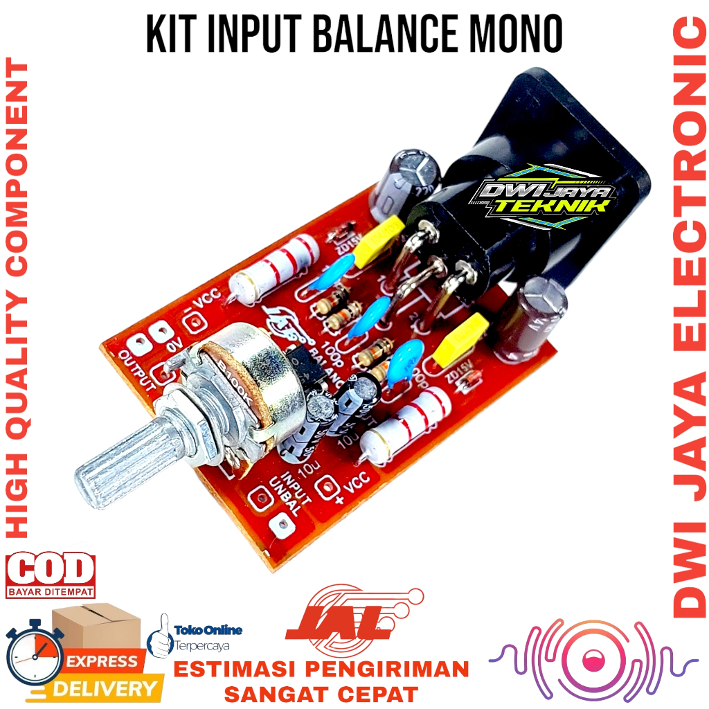 Jual KIT INPUT BALANCE MONO Kit JAL input balance | Shopee Indonesia
