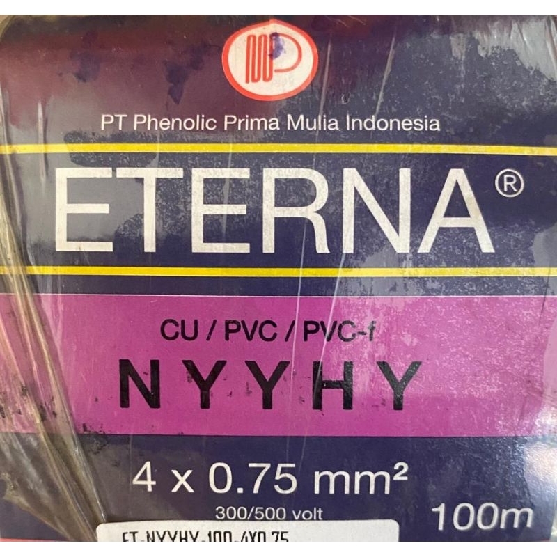 Jual Kabel Eterna NYYHY 4 X 0,75 MM | Shopee Indonesia