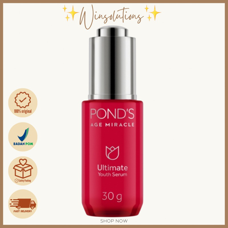 Jual PONDS Pond’s SERUM WAJAH Anti Aging + Glowing Serum with Retinol