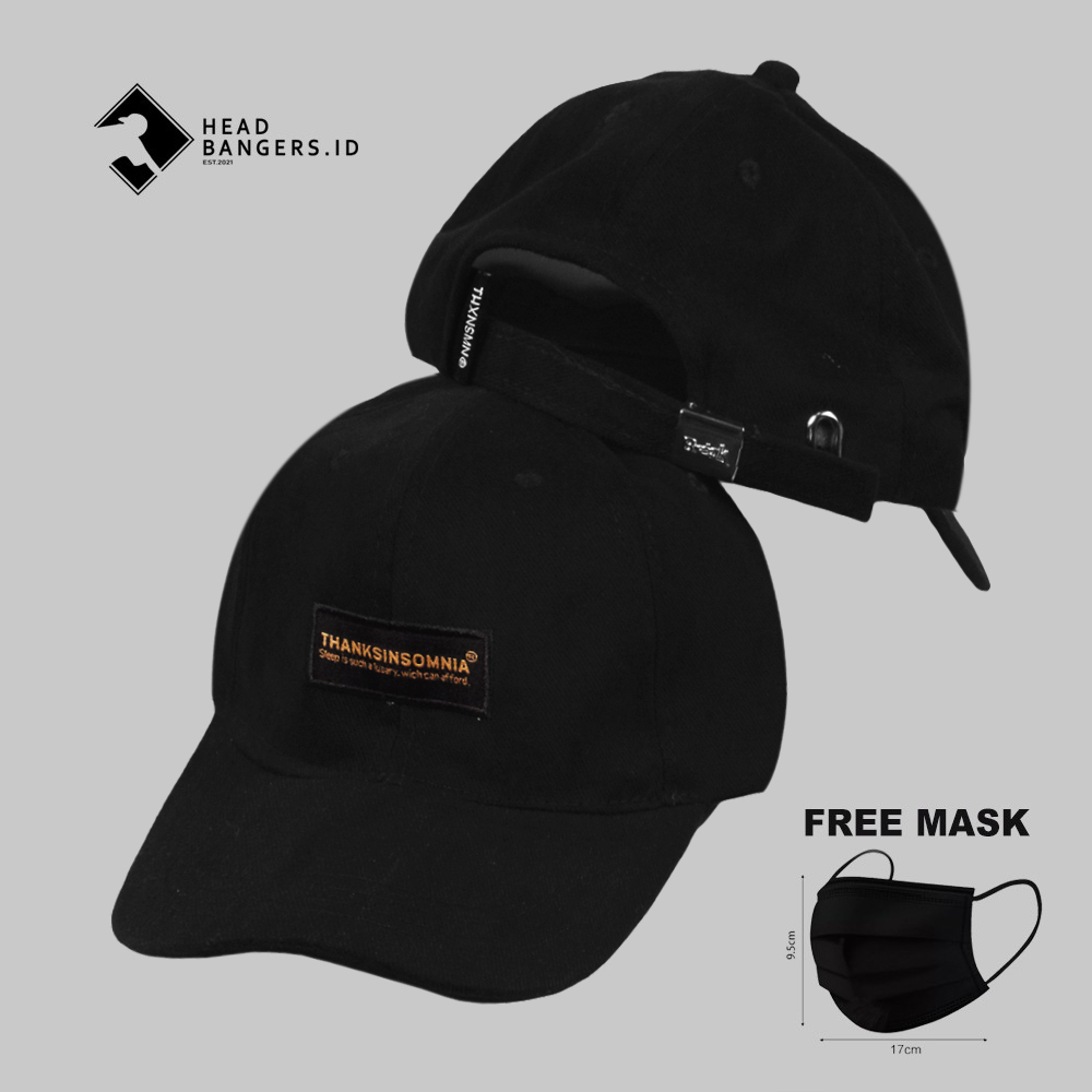 Jual Topi Distro Baseball THANKSINSOMNIA 100% Raffle | Shopee Indonesia