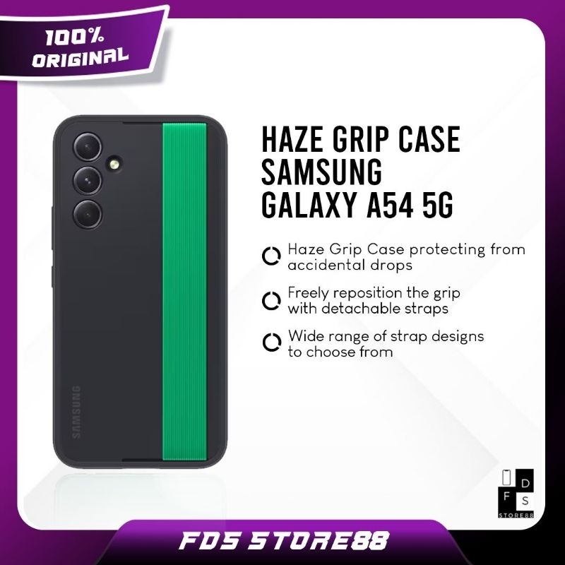 Jual Haze Grip Case Cover Samsung Galaxy A54 5G Original | Shopee Indonesia