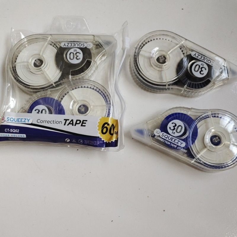 Jual ( PER SET ) CORRECTION TAPE CT-SQ02 / TIPEX ROLL | Shopee Indonesia