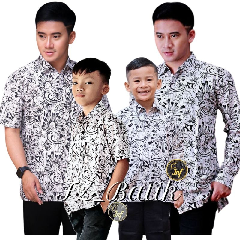 Jual TERBARU Couple Sweet || couple batik ayah dan anak cowok BATIK ...