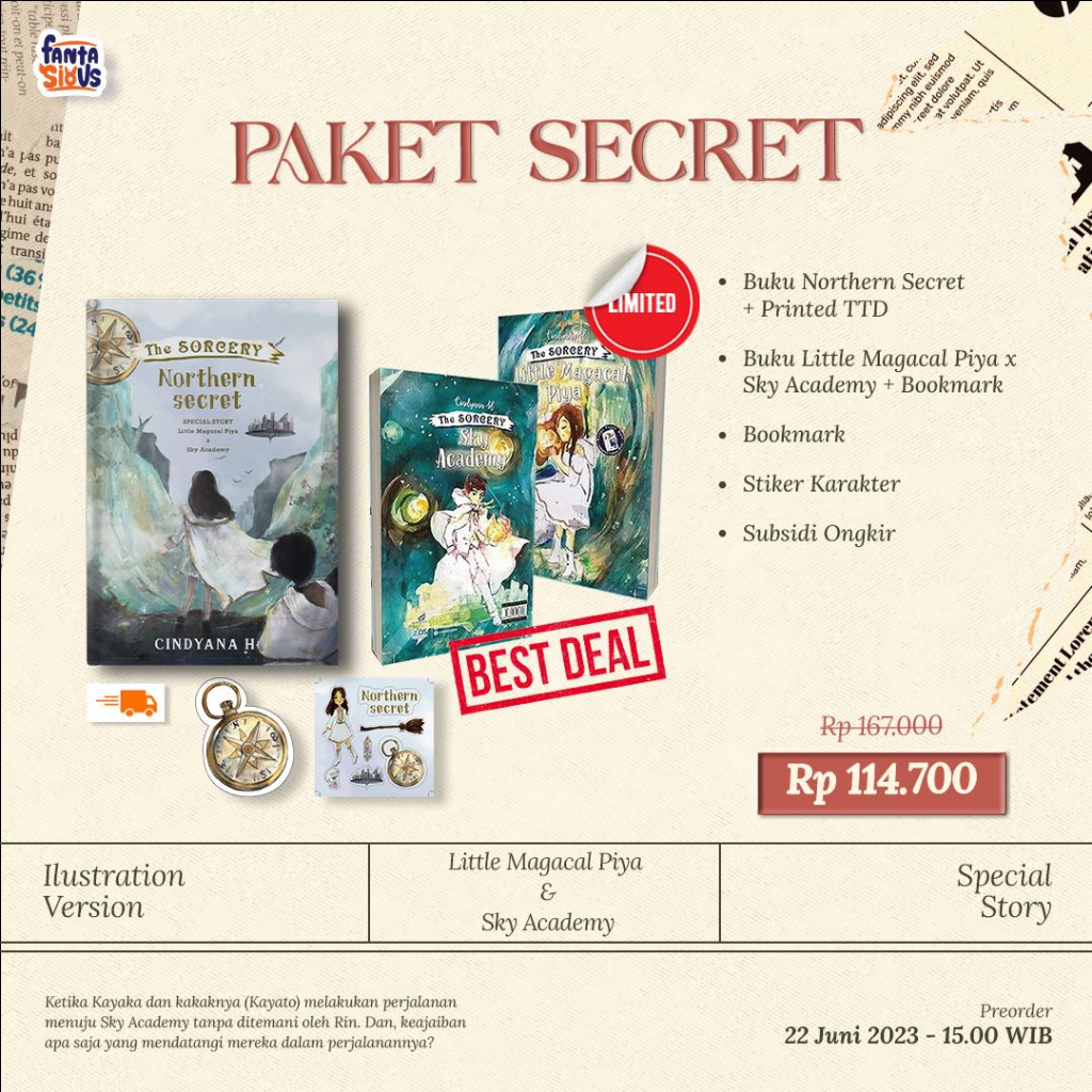 Jual Illustration Book Northern Secret || Paket Northern & Paket Secret ...