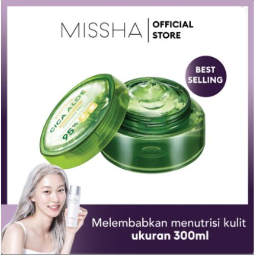 Jual MISSHA PREMIUM CICA ALOE SOOTHING GEL (300ml) Pelembab Badan Wajah ...