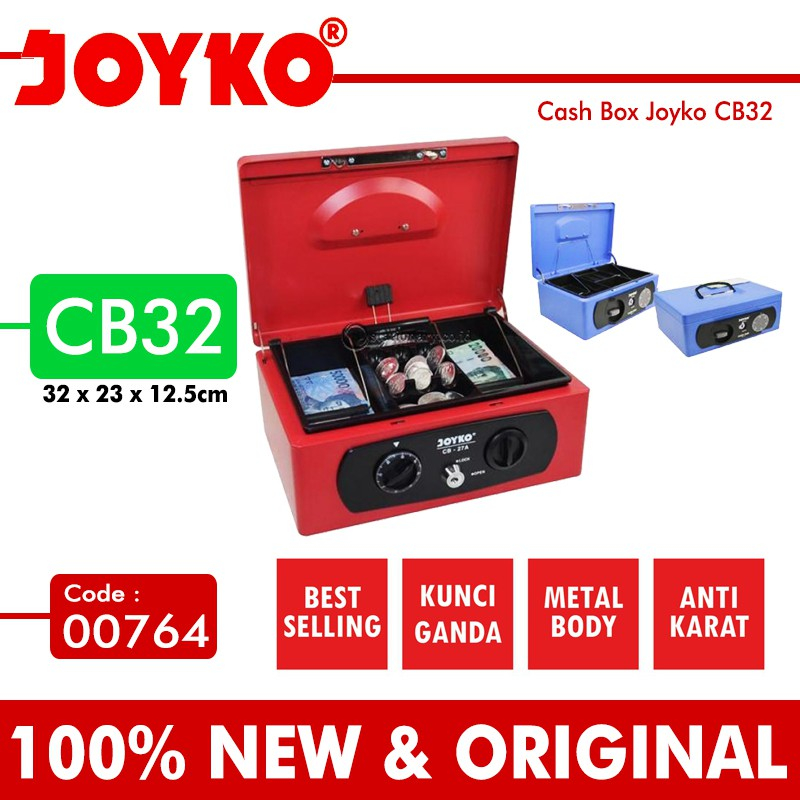 Jual Kotak Uang Brangkas Mini Cash Box Joyko Cb A Shopee Indonesia