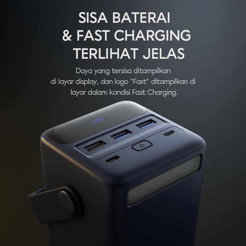 VIVAN Powerbank 50000mAh VPB-B50 4 Port Fast Charging 65W PD Support Notebook Garansi 18 Bulan