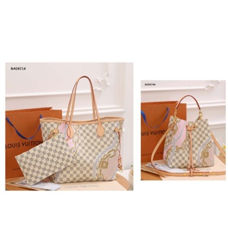 M81724 Louis Vuitton Flower Patterned Canvas Nano Bucket Bag