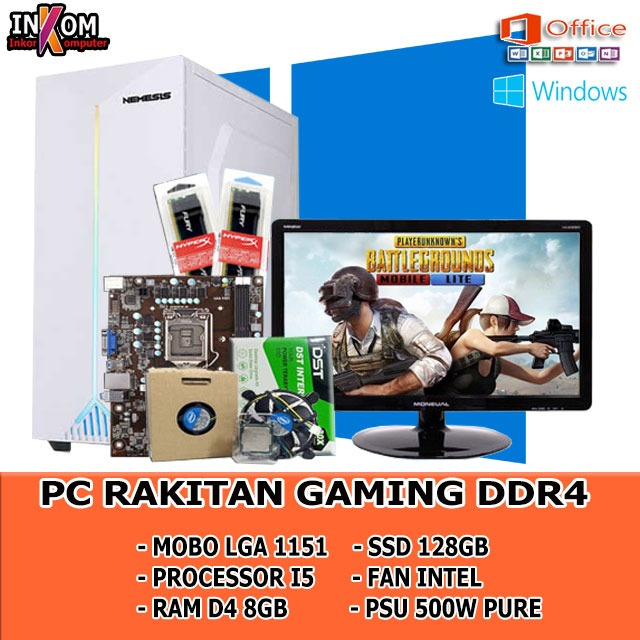 Jual PC RAKIT GAMING LGA 1151 DDR4 PC RAKITAN SIAP PAKAI | Shopee Indonesia