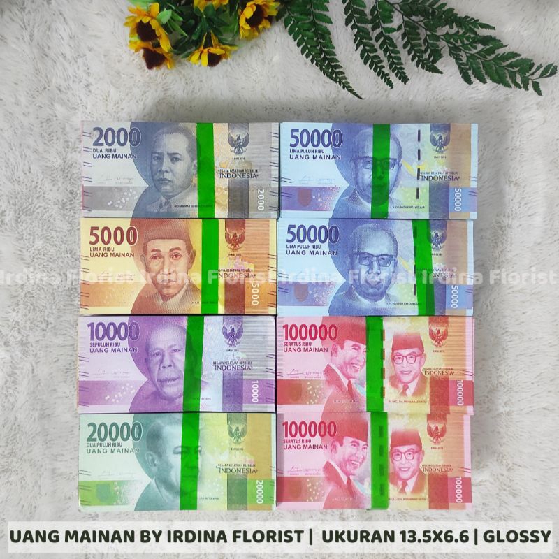 Jual [500 lbr] Uang Mainan versi baru & lama isi 500 lembar | Shopee ...