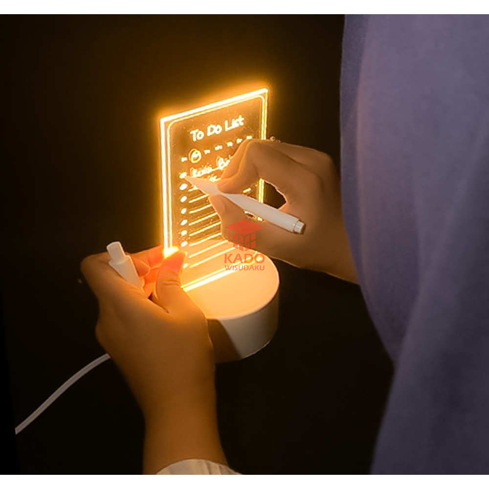 Jual LED planner / schedule board / acrylic note board / akrilik ...