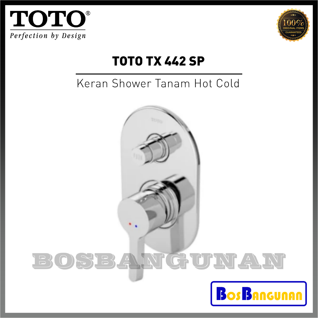 Jual Kran Tanam Shower Mixer TOTO TX442SP / Keran Shower Tanam TOTO TX