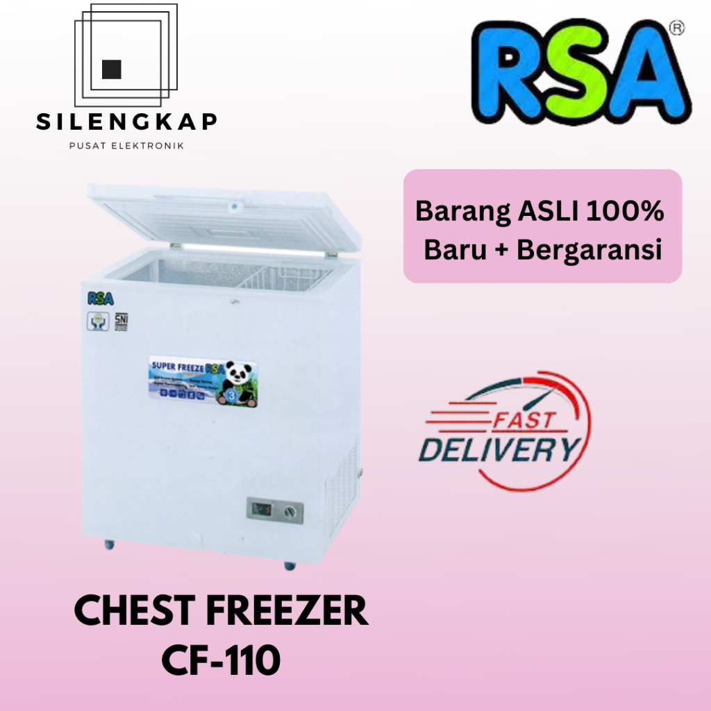 Jual Chest Freezer RSA CF-110 / CF110 Freezer Box 100 liter | Shopee ...