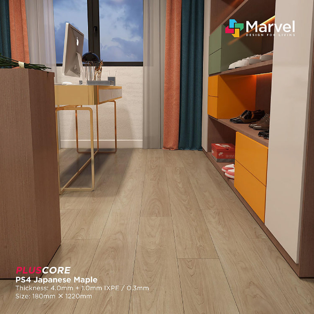 Jual Lantai VINYL SPC MARVEL FLOORING Motif Kayu 5mm MARVEL PLUSCORE ...