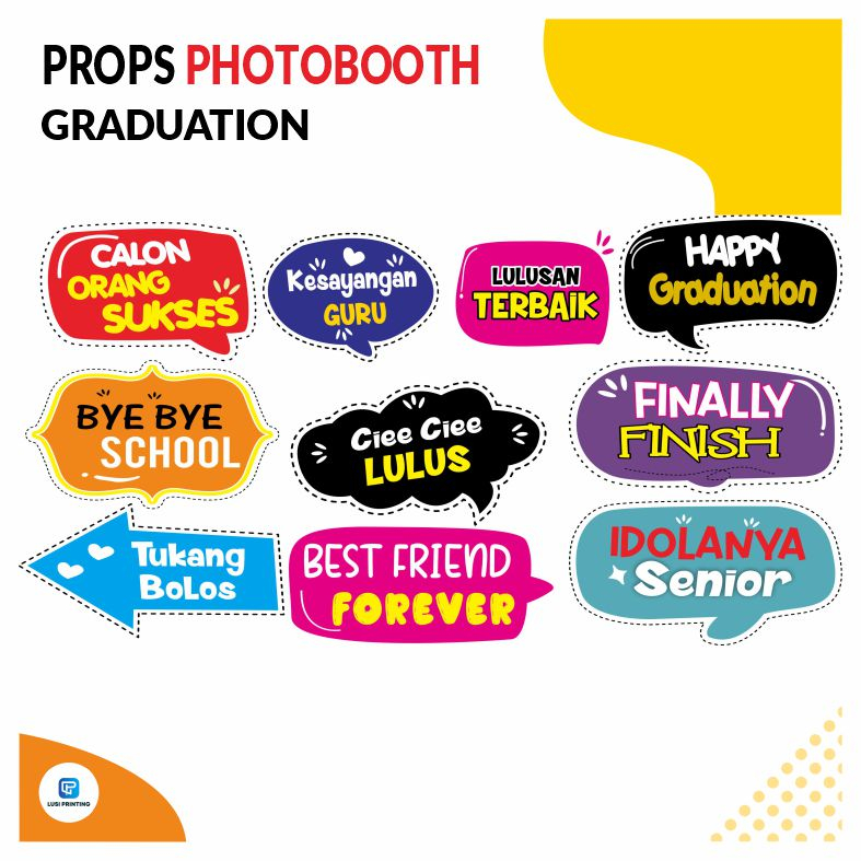 Jual READY STOCK !! PROPS PHOTOBOOTH / AESTHETIC AKSESORIS GRADUATION ...