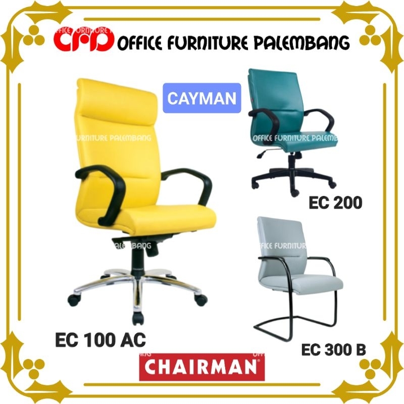 Jual Kursi Kantor Chairman CAYMAN EC 100 AC EC 200 EC 300 B Kursi Putar ...