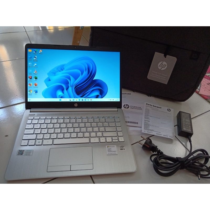 Jual Laptop Hp 14s Cf2517tu Intel Core I3 Generasi 10 Ram 8 Gbssd 256 Gb No Minus Masih 0256