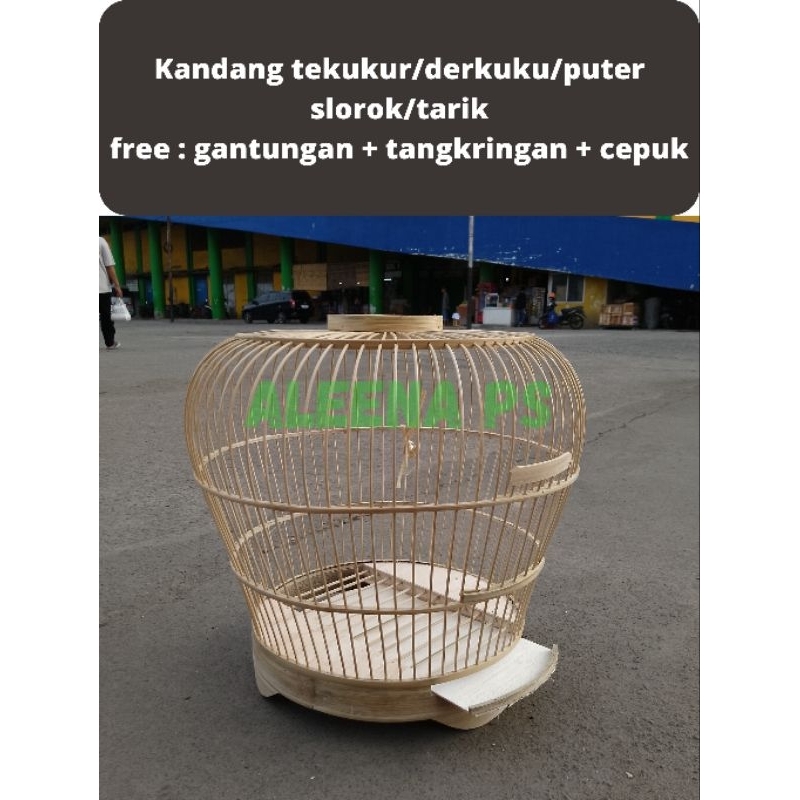 Jual Sangkar Kandang Derkukutekukurputer Bambu Sloroktarik Shopee Indonesia 6481