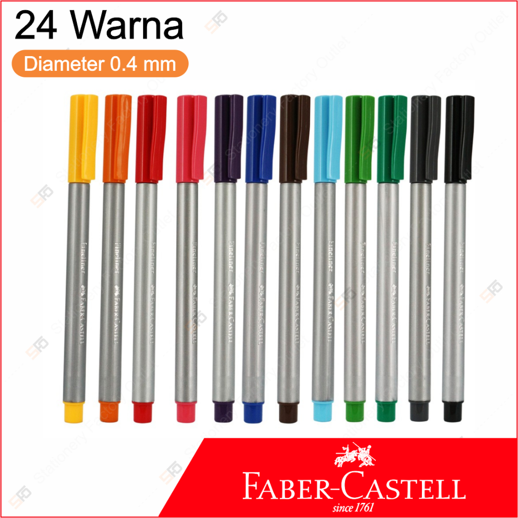 Fineliner Faber-Castell Grip – Punta 0,4 Mm – Colore Verde Erba (66) – Penna Ergonomica Per Disegno Tecnico - 3