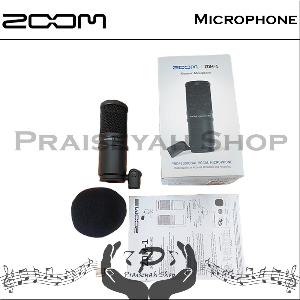 Jual Microphone Zoom ZDM1 Dynamic Vocal Mic Shopee Indonesia