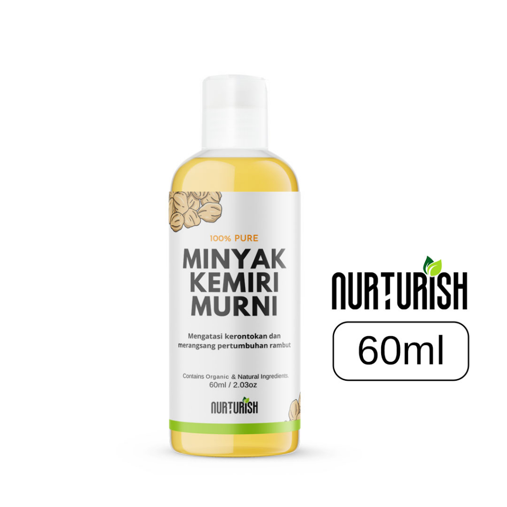 Jual NURTURISH - Minyak Kemiri Murni Alami Penumbuh Penebal & Perawatan ...