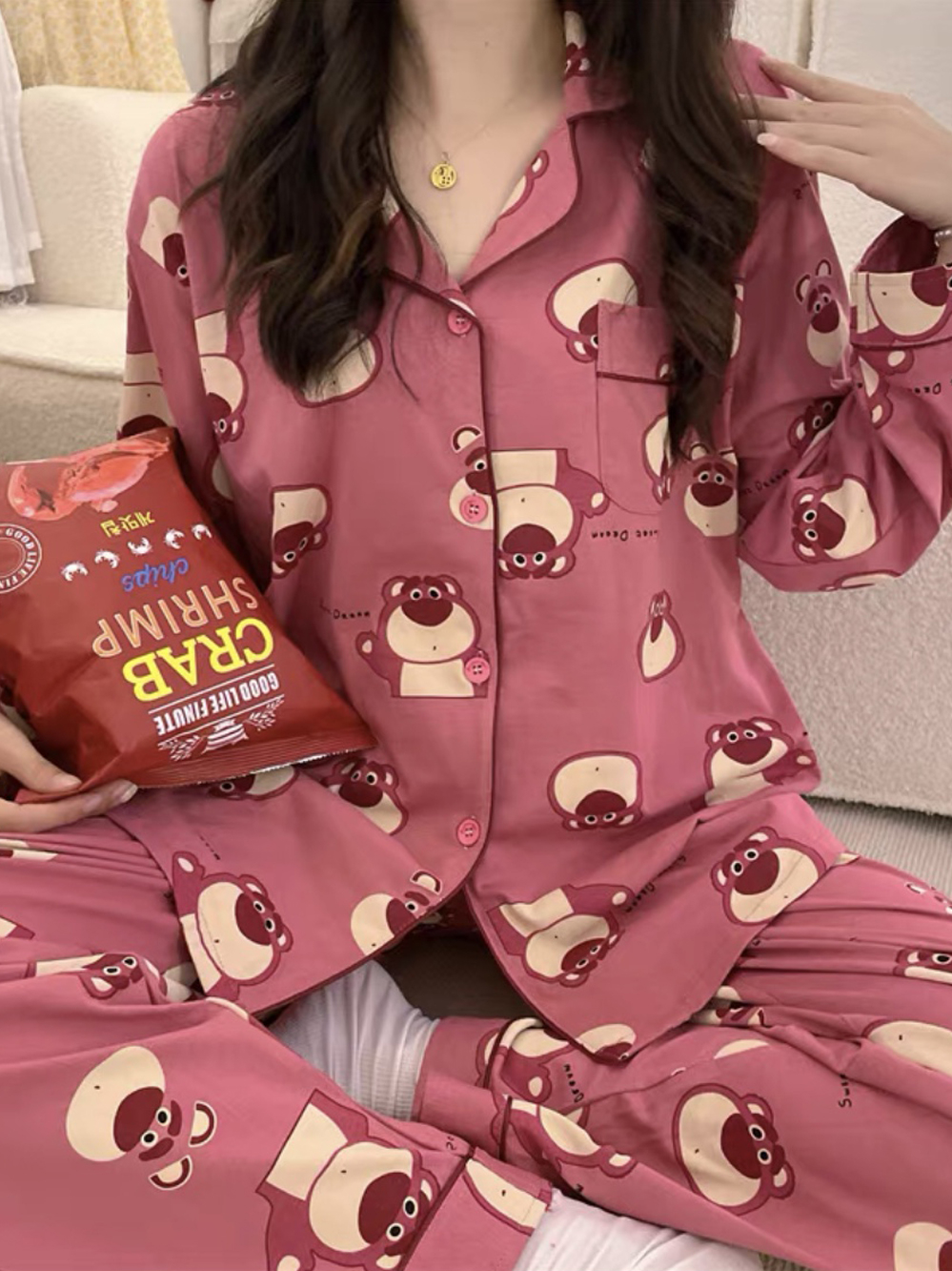 Jual LEISURE WEAR Set Baju Tidur Wanita Dewasa Setelan Piyama PP ...