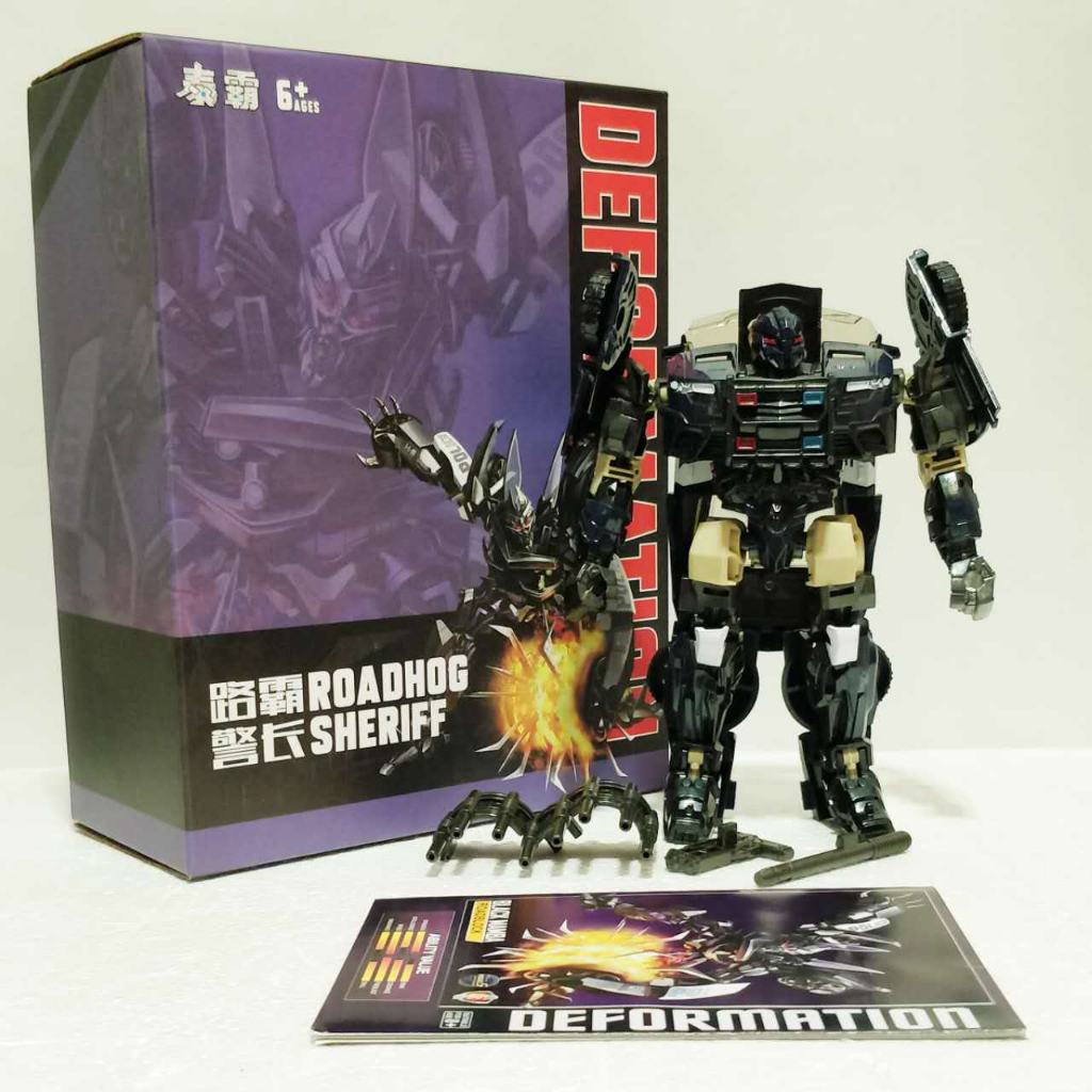 Jual Barricade Deformation aka BMB Roadhog Sheriff Transformation Robot ...