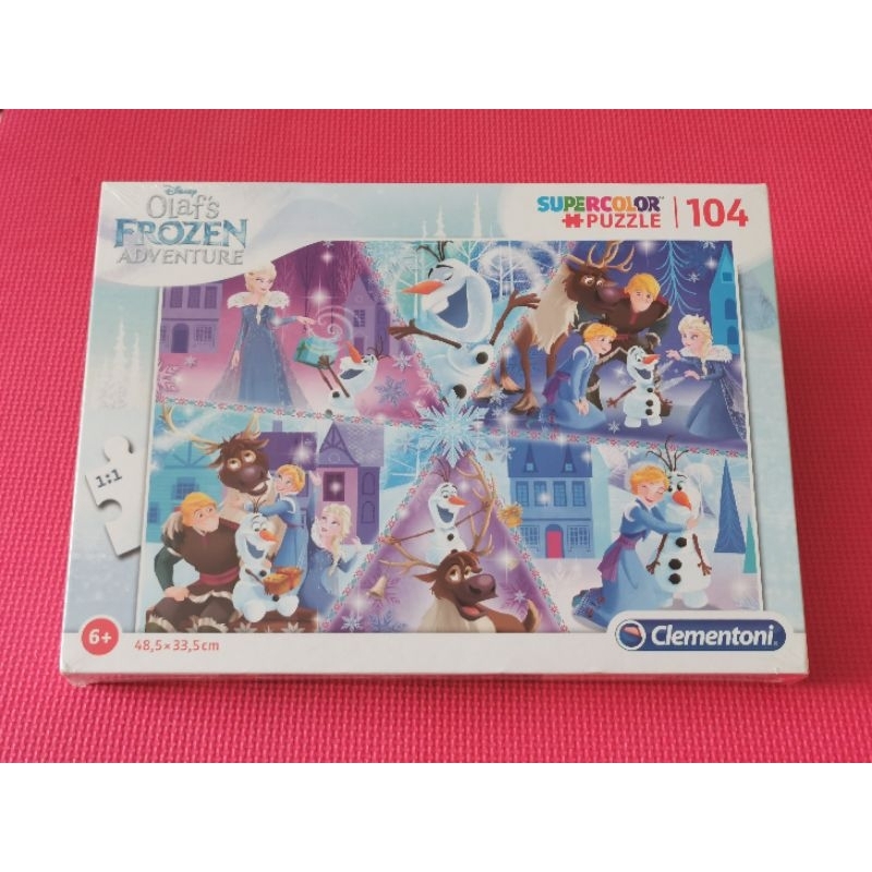 Jual Clementoni Supercolor Puzzle 104 Disney Olaf's FROZEN Adventure ...