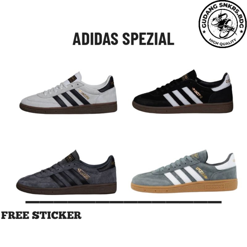 Jual Sneakers Adidas Spezial White Black Gum Gold | Shopee Indonesia