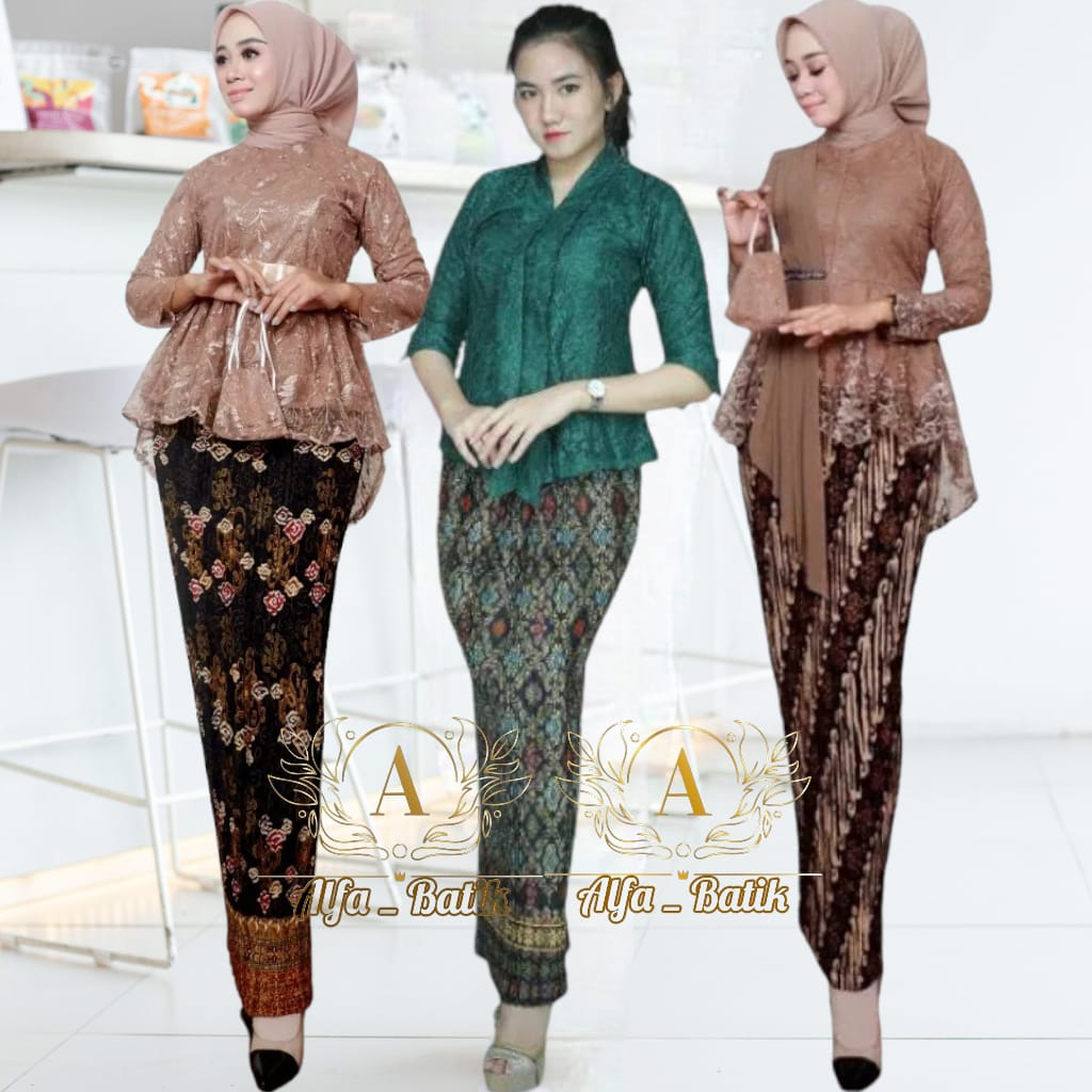 Jual Real Pict Rok Plisket Batik   Rok Plisket   Bawahan Kebaya   Rok 