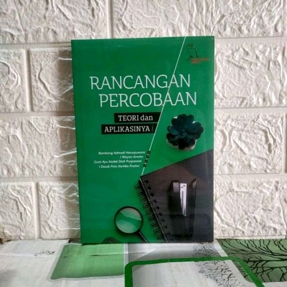 Jual PERANCANGAN PERCOBAAN Teori dan Aplikasinya Bambang Admadi