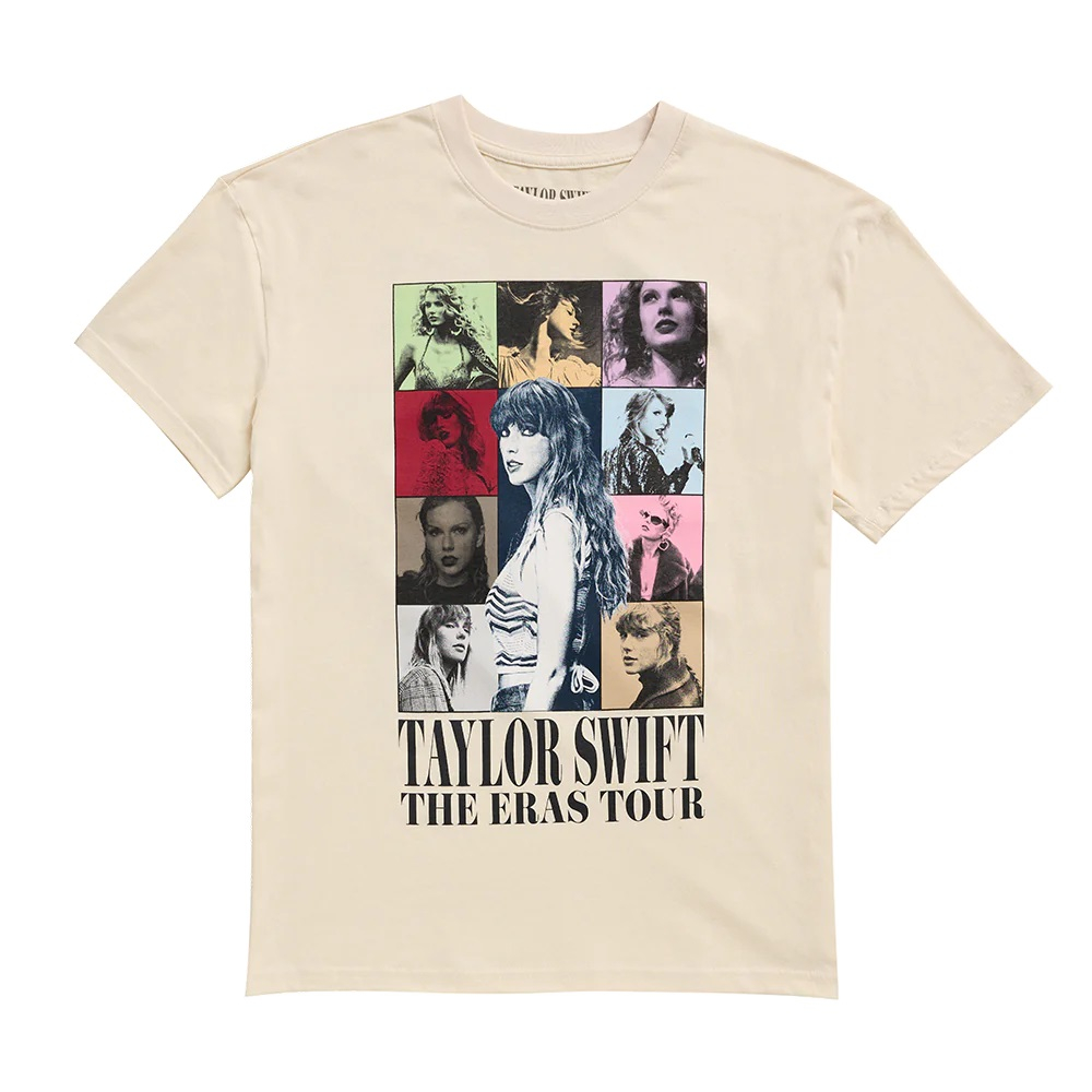 Jual baju kaos taylor swift merch the eras tour beige t shirt shopee