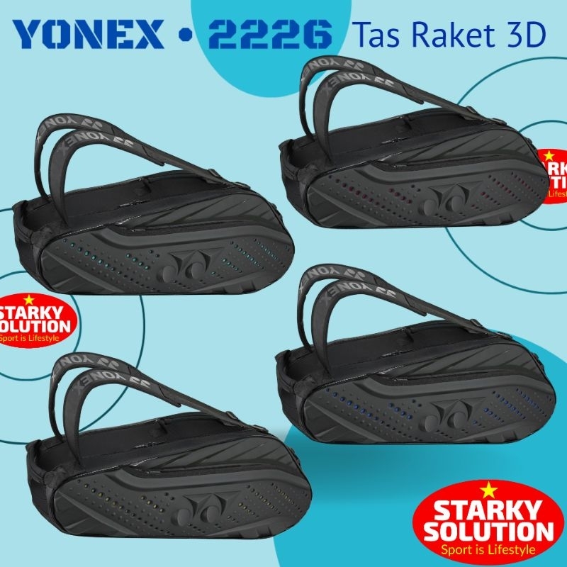 Jual Tas Raket YONEX 2R Hard Cover 3D Bulutangkis Badminton 2226 Original | Shopee Indonesia