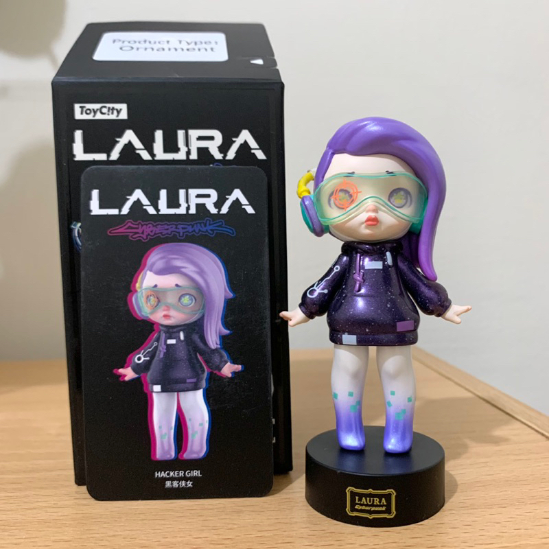 Jual toycity laura cyberpunk series hacker girl blind box kkv