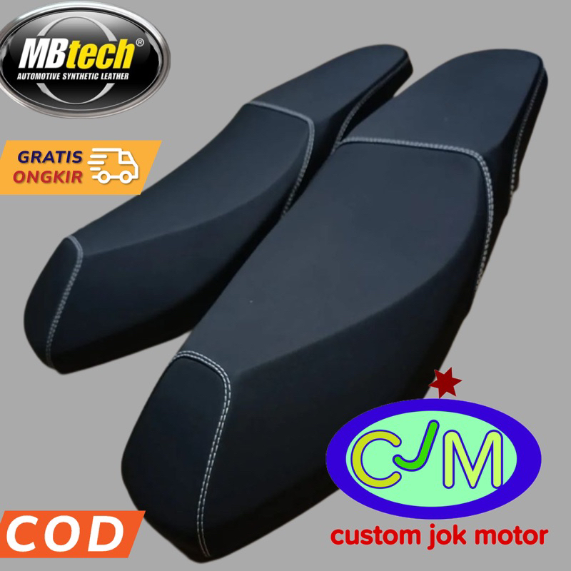 Jual Kulit Jok Motor Mb Tech Carera Jahit Tengah Vario Nmax Beat Scoopy Shopee Indonesia