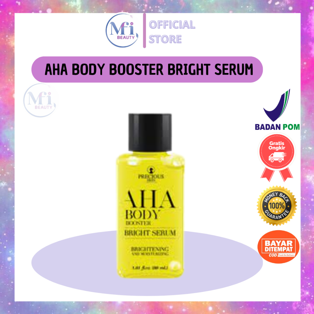 Jual MFI - AHA BODY BOOSTER BRIGHT SERUM BY PRECIOUS SKIN 30ML & 100ML ...