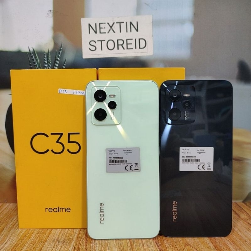 Jual REALME c35 4/64 4/128 SECOND FULLSET BEKAS GARANSI RESMI | Shopee ...