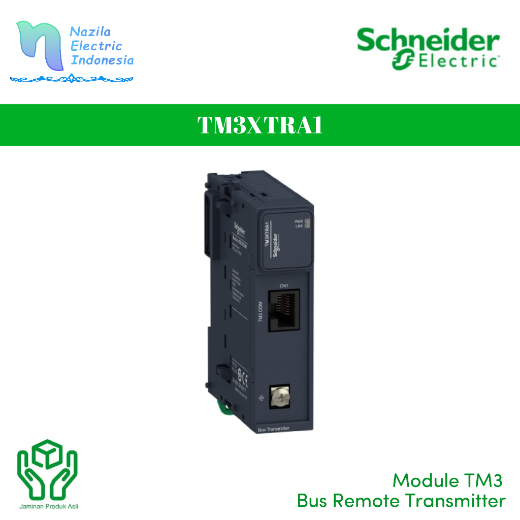Jual Schneider Modicon TM3XTRA1 Module TM3 Bus Transmiter TM3XTRAI ...