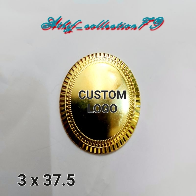 Jual Pin Oval Gerigi Custom Logo Lencana Custom Oval Gerigi | Shopee ...