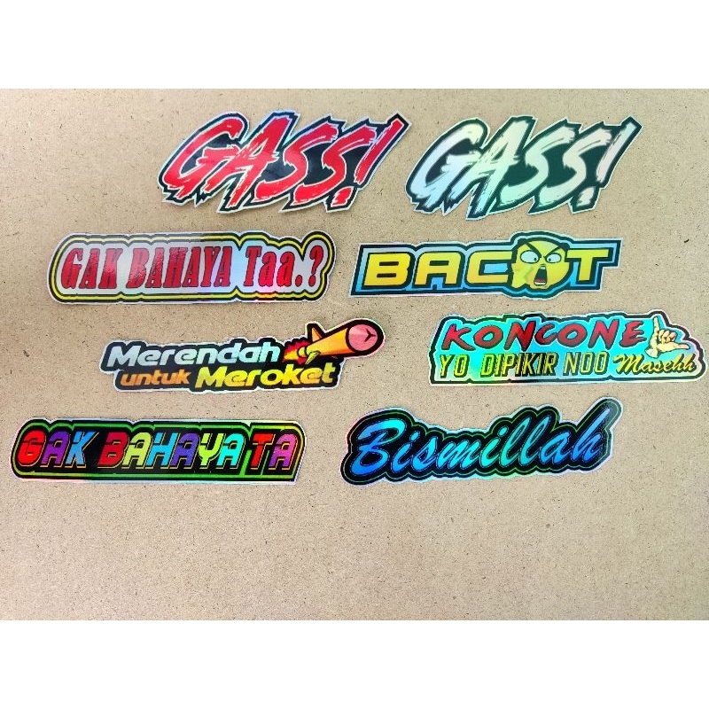 Jual STIKER CUTTING BAHAN HOLOGRAM / STIKER HELM | Shopee Indonesia