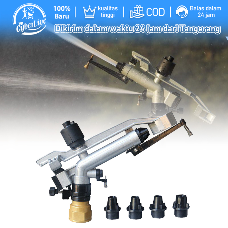 Jual (Dengan 5 Nozzle) Sprinkler Big Gun 1.5 Inci Impact Sprinkler ...