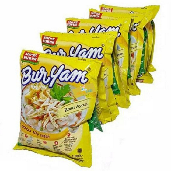 Jual Super Bubur Instan Buryam Renceng Isi 10 X 22 Gram Rasa Ayam