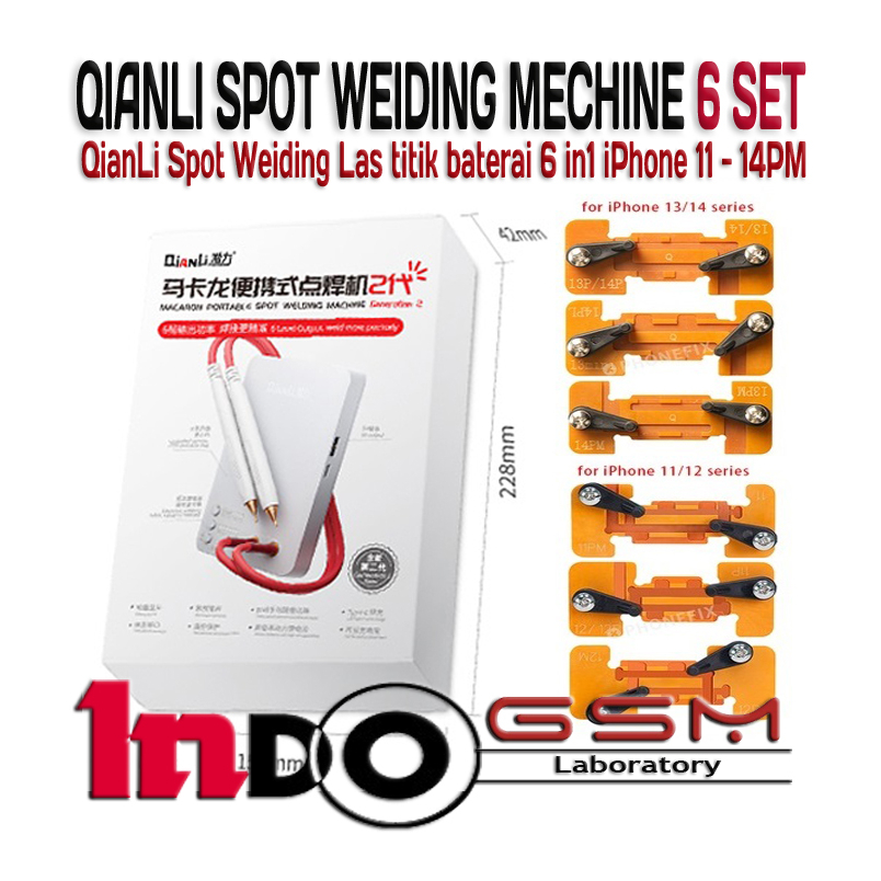 Jual Qianli Spot Welding Mesin Las Mini Machine 6 in 1 / PORTABLE SPOT