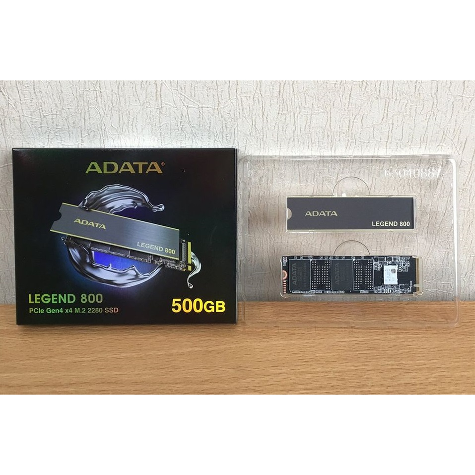 SSD ADATA LEGEND 800 500GB/1TB/2TB GEN 4x4 NVME - Read=3500MB/s  Write=2800MB/s (3 THN Garansi)
