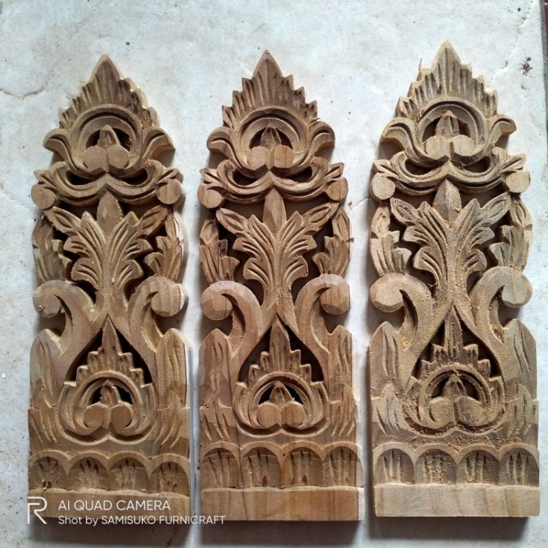 Jual Kayu Ukiran Tempel Variasi Soko Shopee Indonesia 