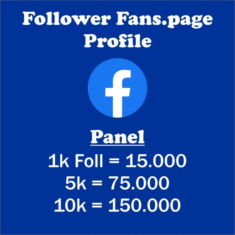 Jual Follower Fan.page Follower Worldwide Shopee Indonesia