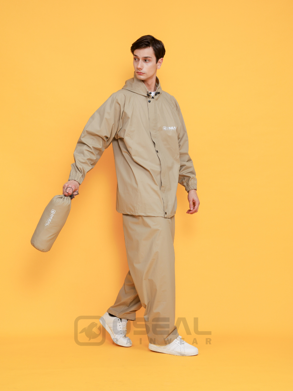 Jual Jas Hujan OSEAL Full Seal Raincoat Mantel Pria Wanita Dewasa Aura