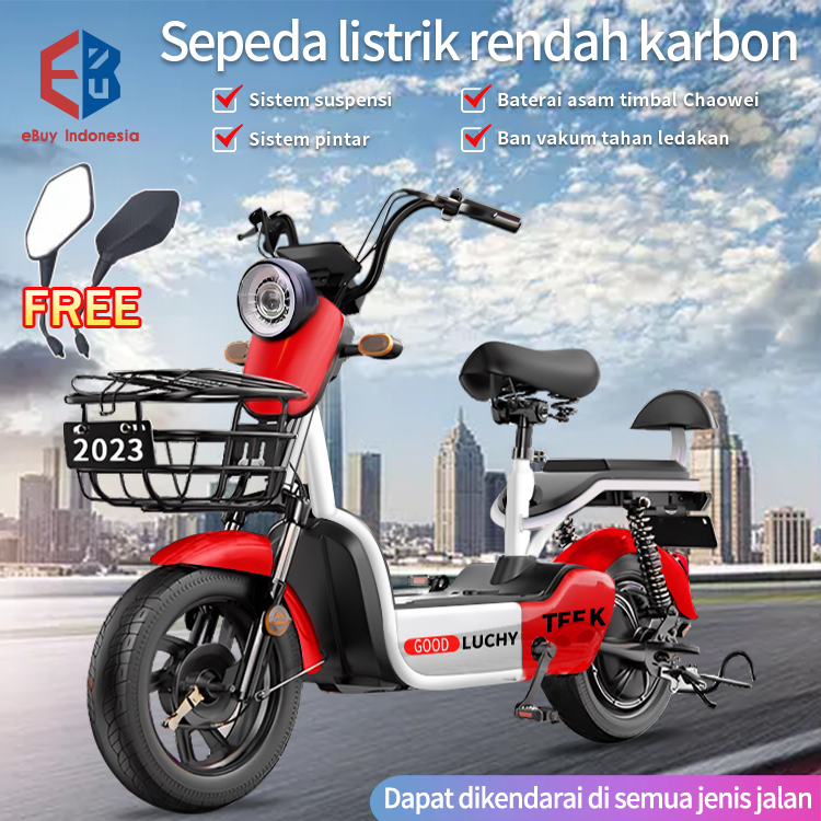 Jual Sepeda Listrik Dewasa Sepeda Listrik Sepeda Motor Listrik V Ah Sepeda Listrik Dengan