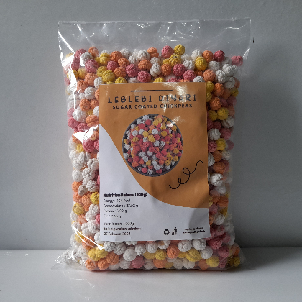 Jual Permen Coklat Isi Kacang Arab LEBLEBI DIYARI TURKEY | Shopee Indonesia