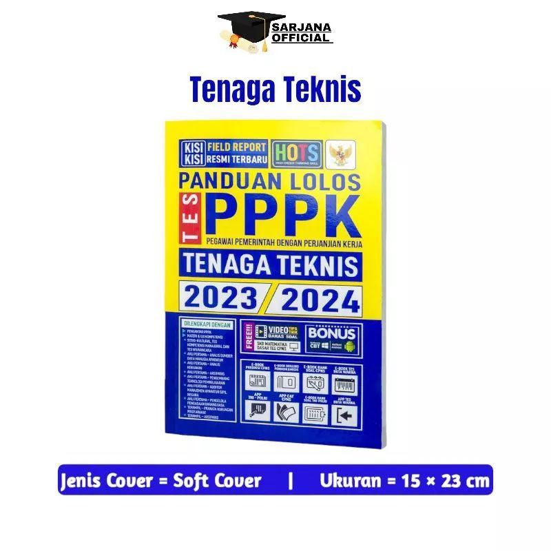 Jual Buku PPPK 2023 2024 /Panduan Lolos Tes PPPK Tenaga Teknis / Tenaga